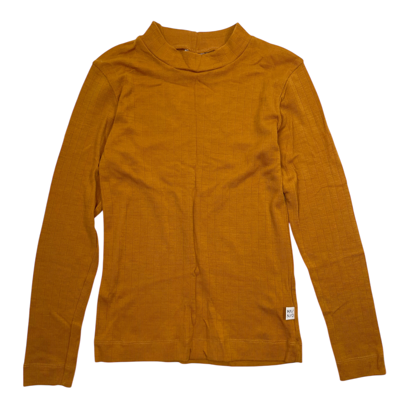 Mainio merino wool shirt, golden yellow | 122/128cm