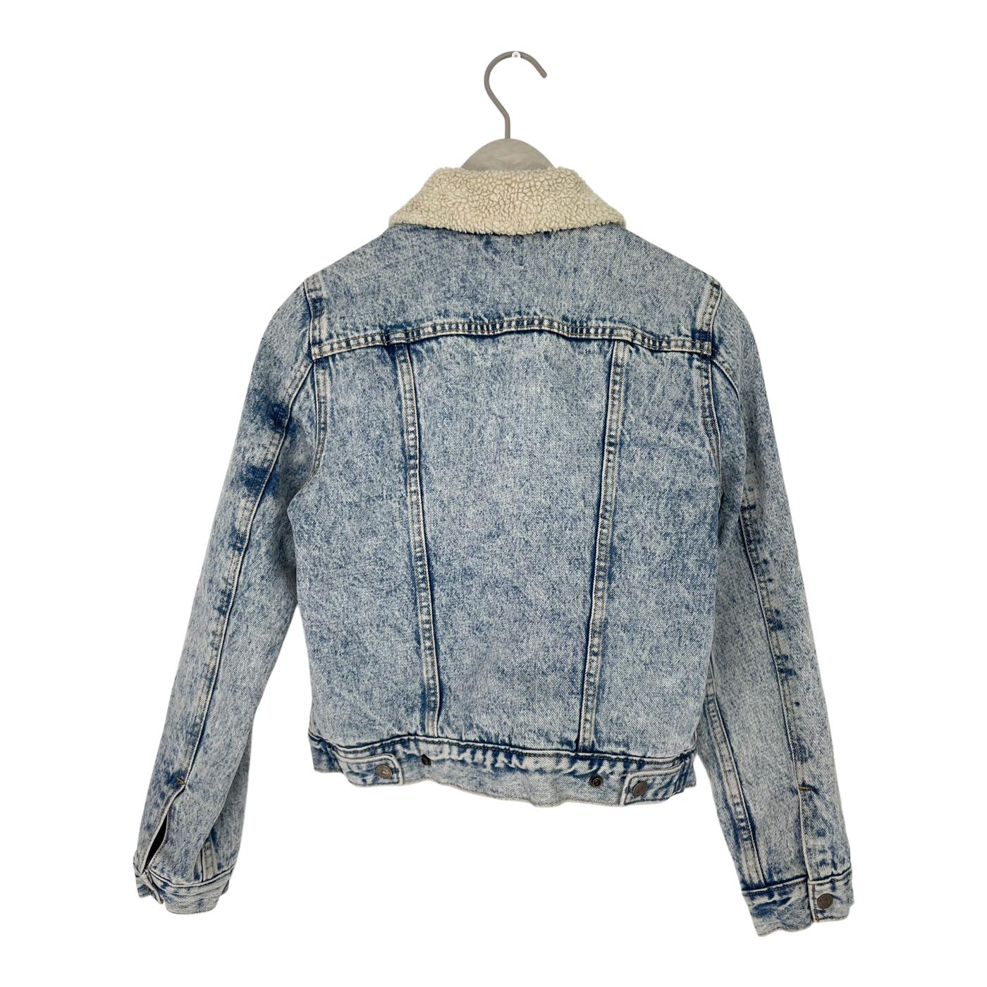 Levi's sherpa tucker jacket, washed denim | woman S