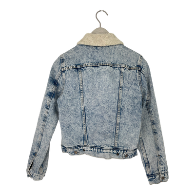 Levi's sherpa tucker jacket, washed denim | woman S