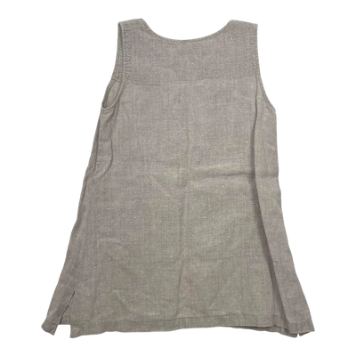 Bypias linen dress, star | 128/134cm