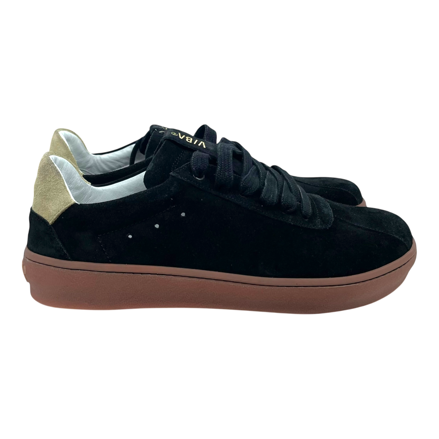 VIBAe Sydney Bio suede sneakers, black | 46