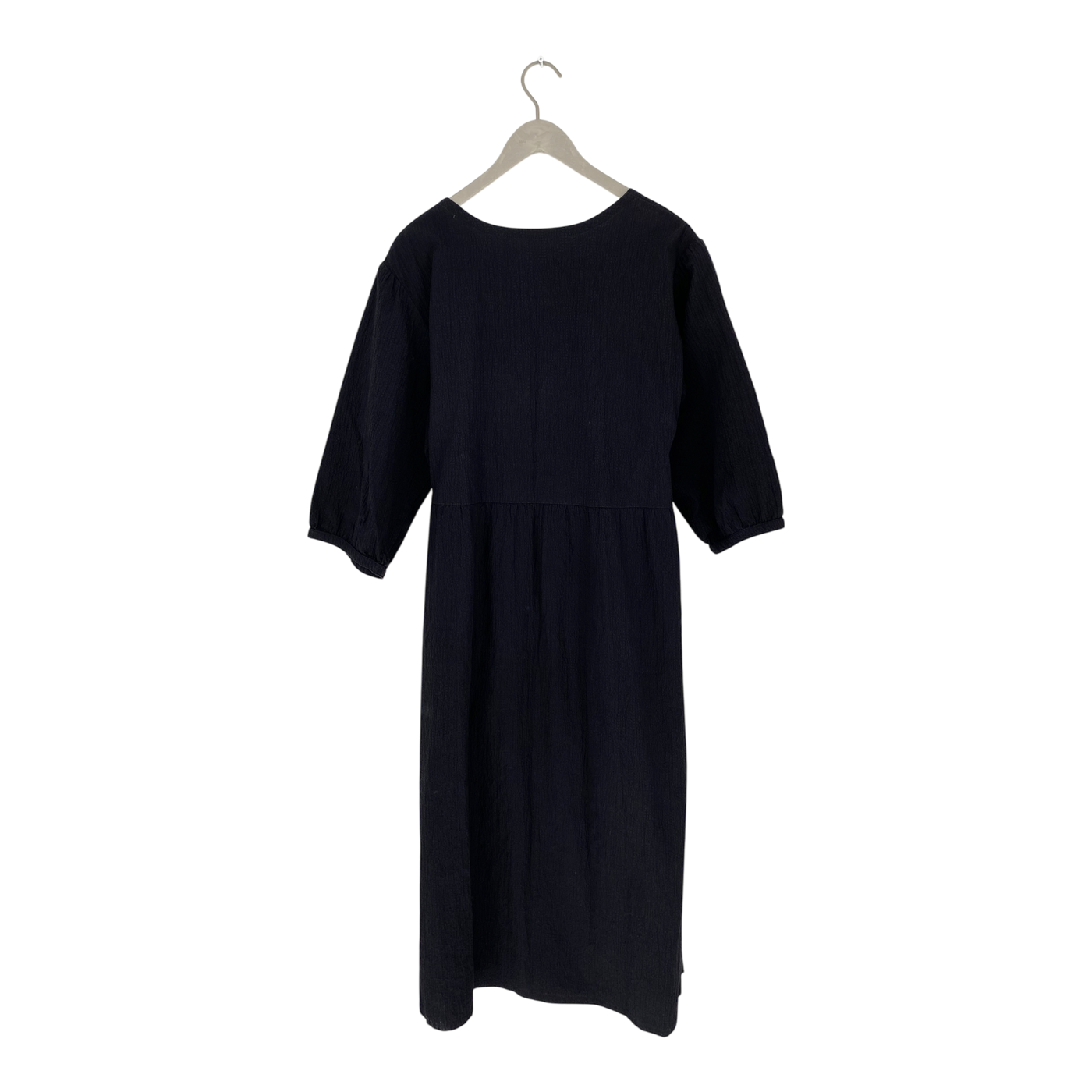 R-Collection woven wrap dress, black | woman XL