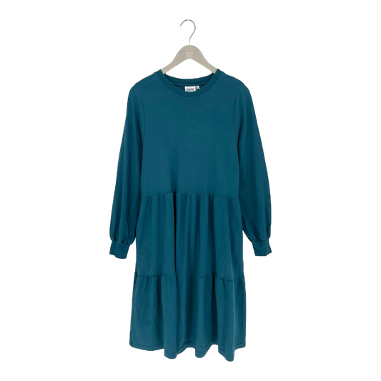 Toive tiered dress, teal | woman S