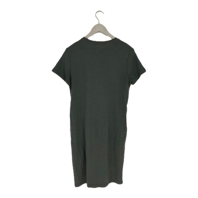 North Outdoor merino dress, dark grey | woman S