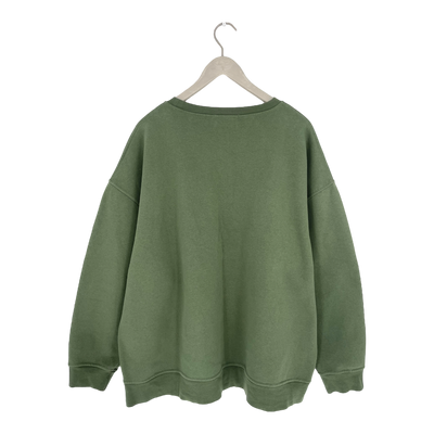 R/H mickey sweatshirt, green/black | woman XL