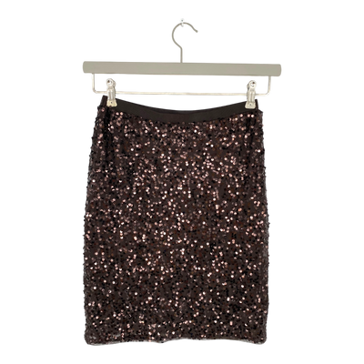 Soft Rebels audrey sequin skirt, dark brown | woman XS