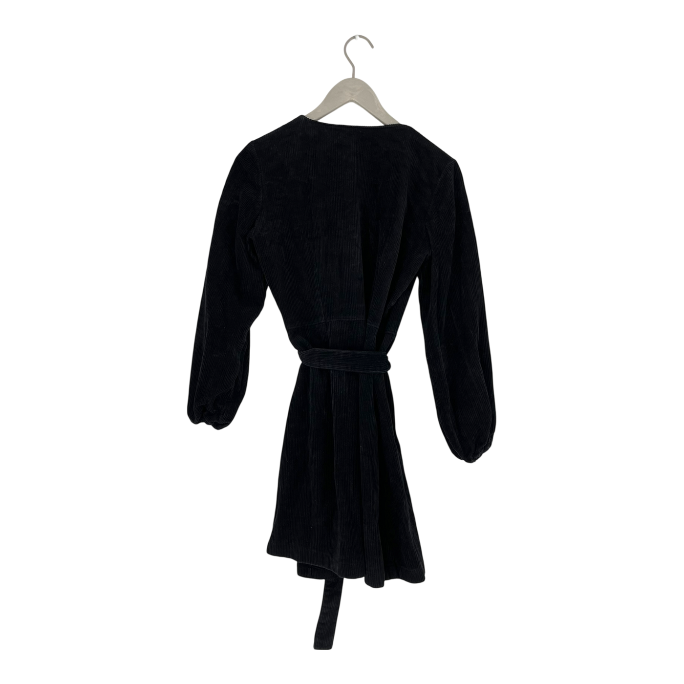 Kaiko corduroy wrap dress, black | woman S