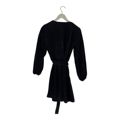 Kaiko corduroy wrap dress, black | woman S
