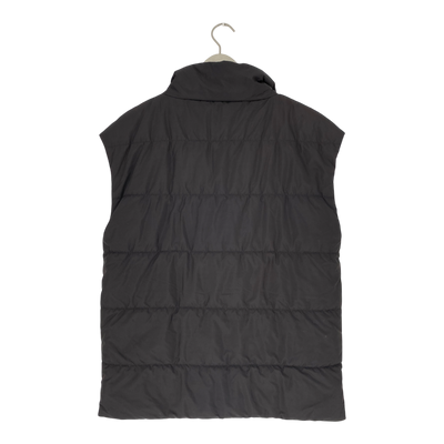 Falla puffer vest, dark grey | woman XS/S