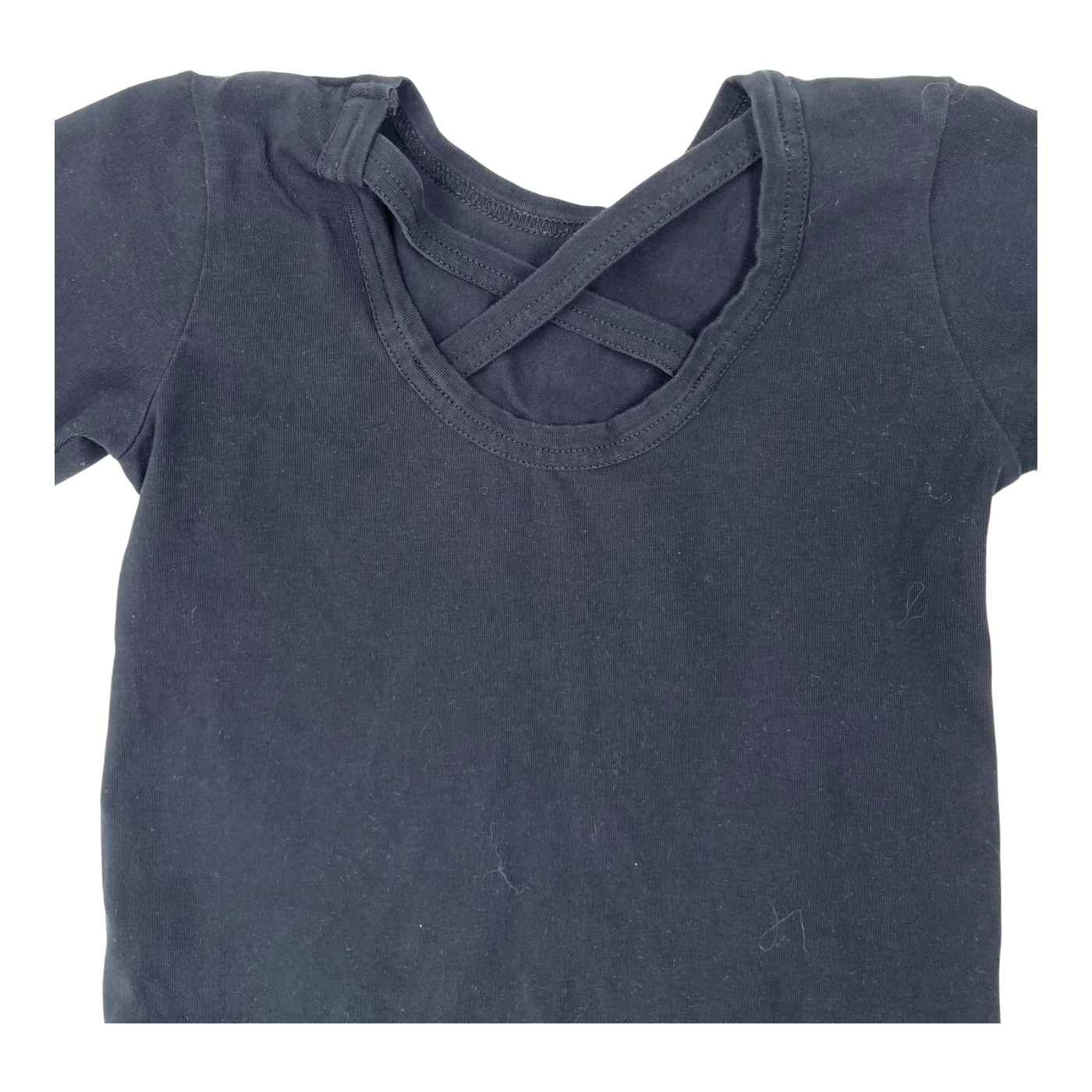 Kaiko cross shirt, black | 110/116cm