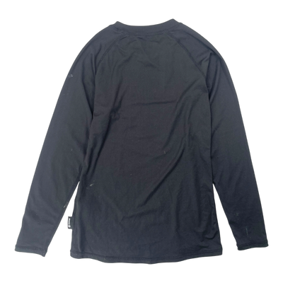 Reima sportti base layer set, black | 140cm