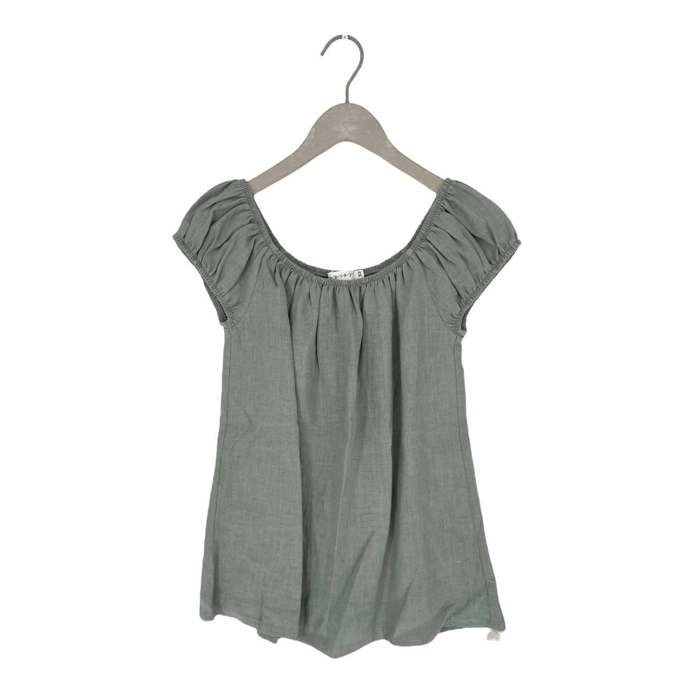 Bypias linen blouse, mint green | woman XS