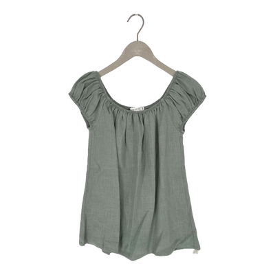 Bypias linen blouse, mint green | woman XS