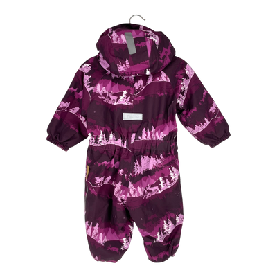 Reima puhuri winter overall, purple forest | 74cm