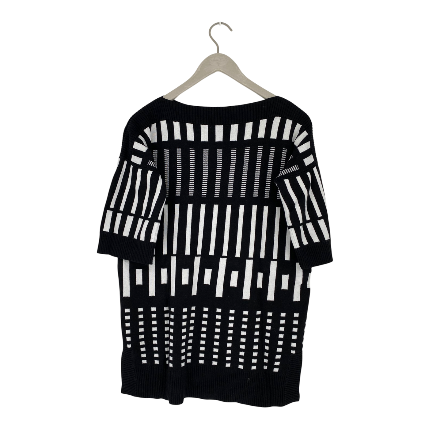 Marimekko knitted sweater, black and white | woman M