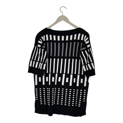 Marimekko knitted sweater, black and white | woman M