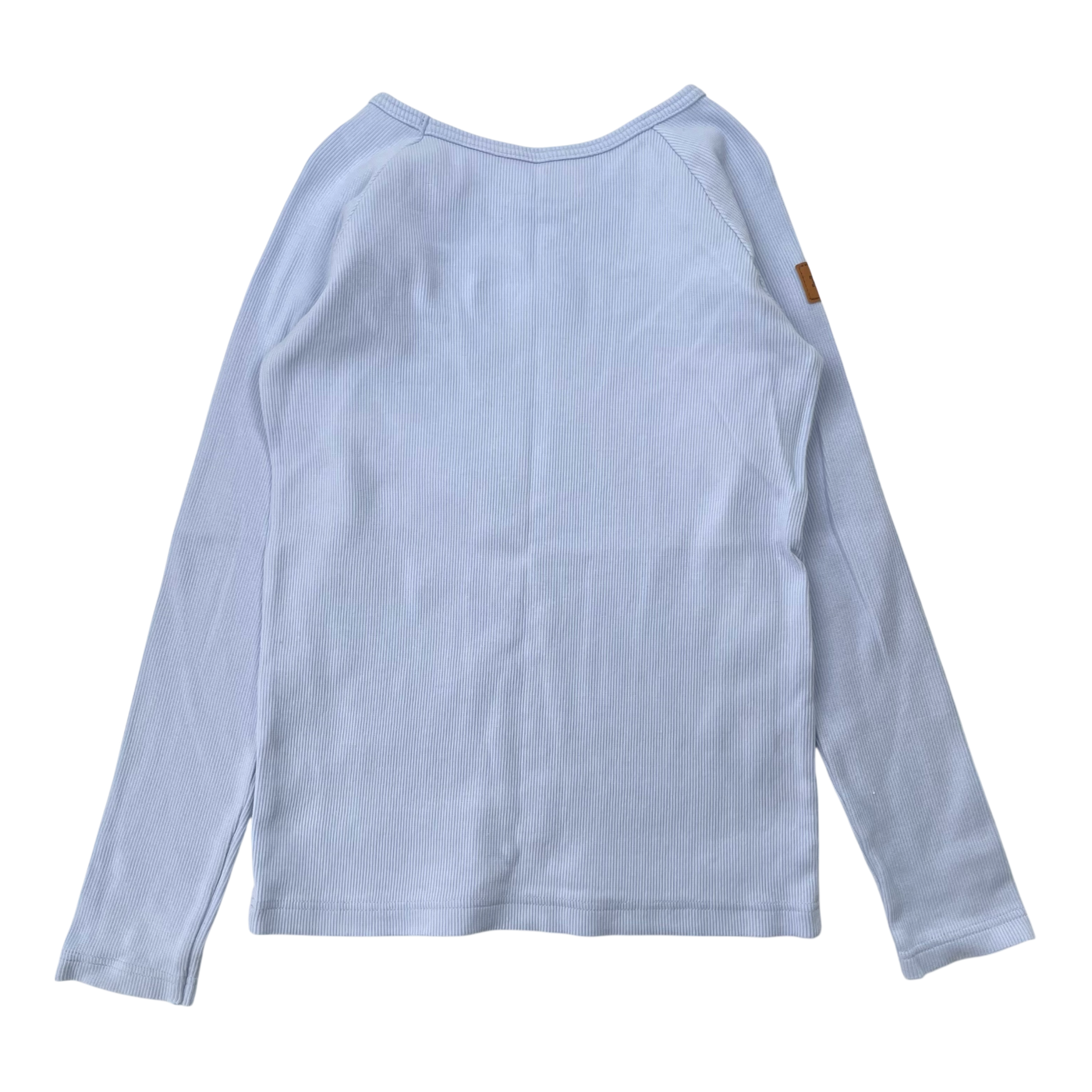 Metsola rib shirt, baby blue | 140cm