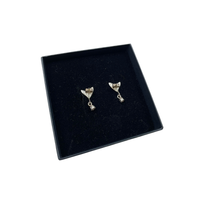 Kalevala Koru kielo earrings, silver