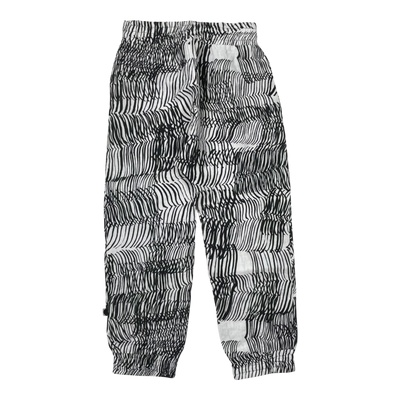 Papu linen pants, white & black | 122/128cm