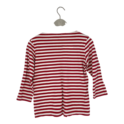 Marimekko stripe shirt, red/white | woman S