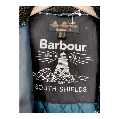 Barbour winterton wax jacket, midnight blue | woman 42