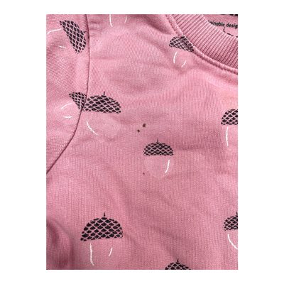 Reima sweat dress, salmon pink | 110/116cm