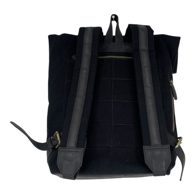Holzrichter canvas backpack, black