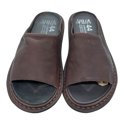 VIBAe Saint Tropez leather sandals, cocoa brown | 44
