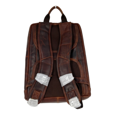 Holzrichter leather backpack, chocolate brown