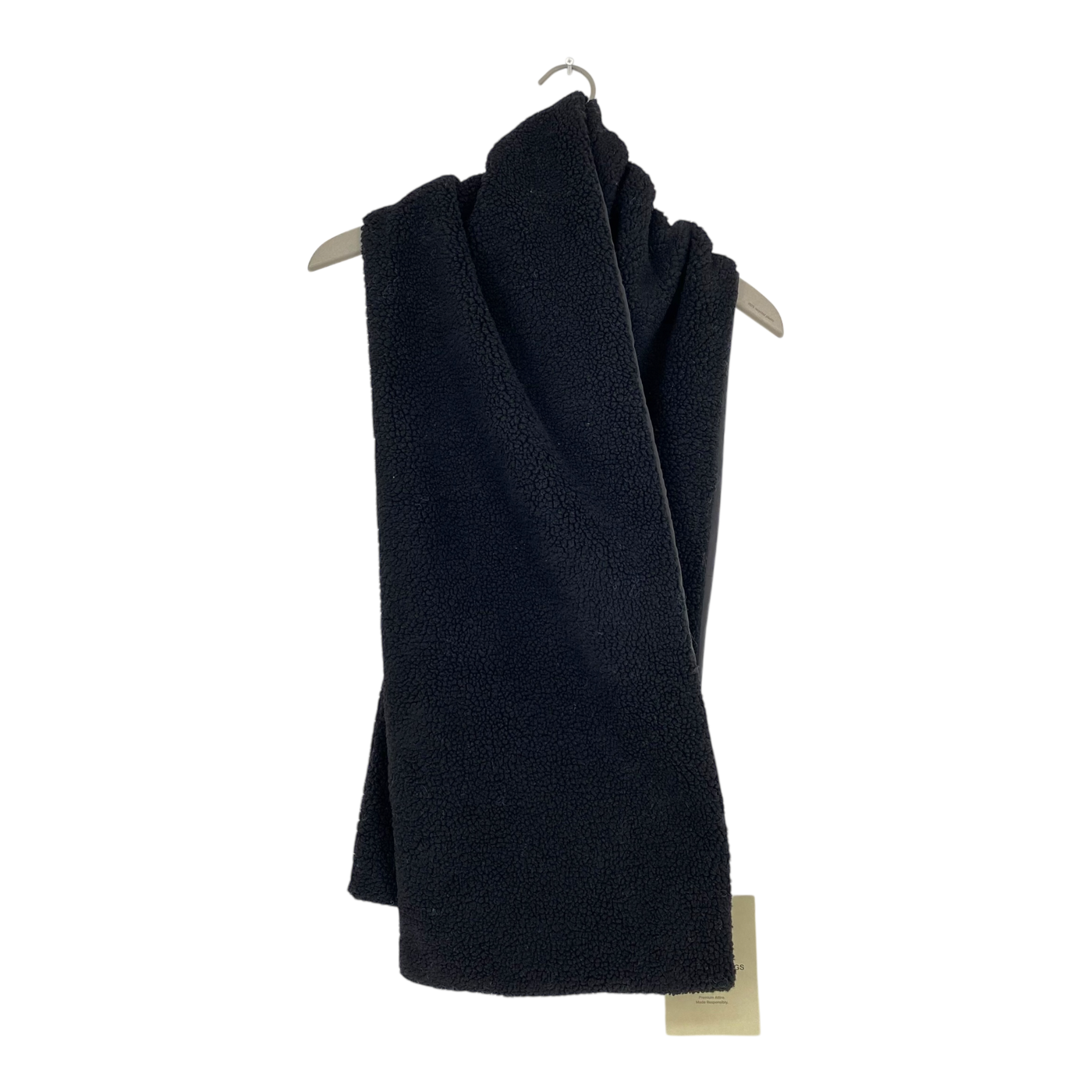 Embassy of Bricks and Logs bayonne sherpa scarf, black
