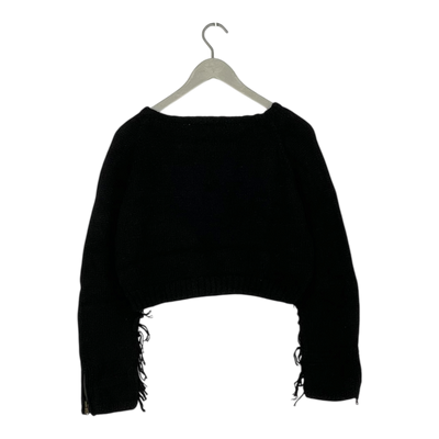 KARINFRAIDENRAIJ beata knit bolero, black/beige | woman L