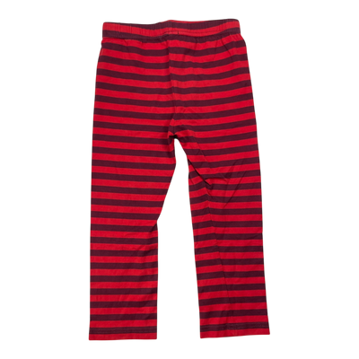 Marimekko stripe leggings, red | 92/98cm