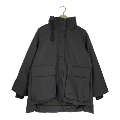 Embassy of Bricks and Logs lami short parka jacket, black | unisex S