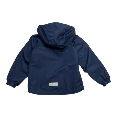 Reima zigzag midseason jacket, navy blue | 116cm