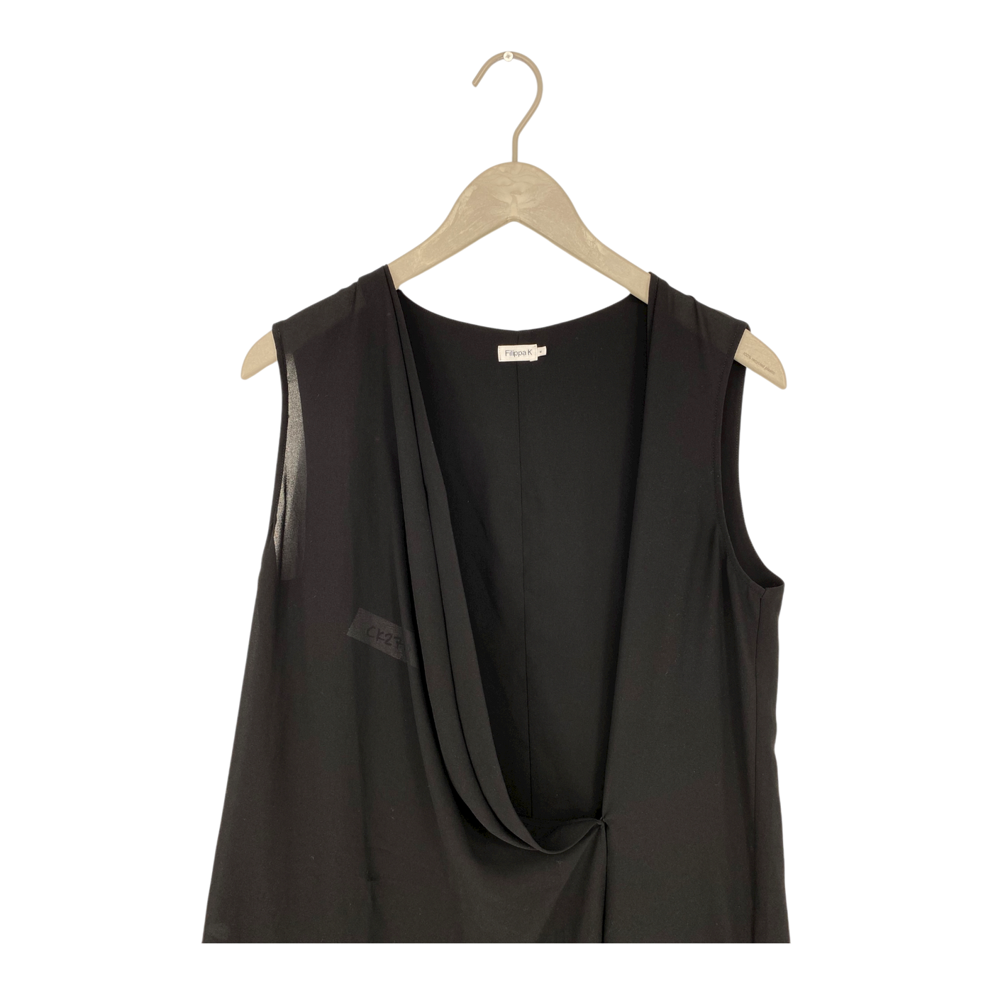 Filippa K flowy tunic, black | woman M