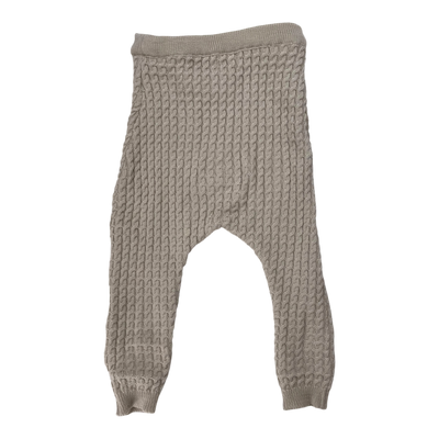 Gugguu knit merino pants, wheat | 74/80cm