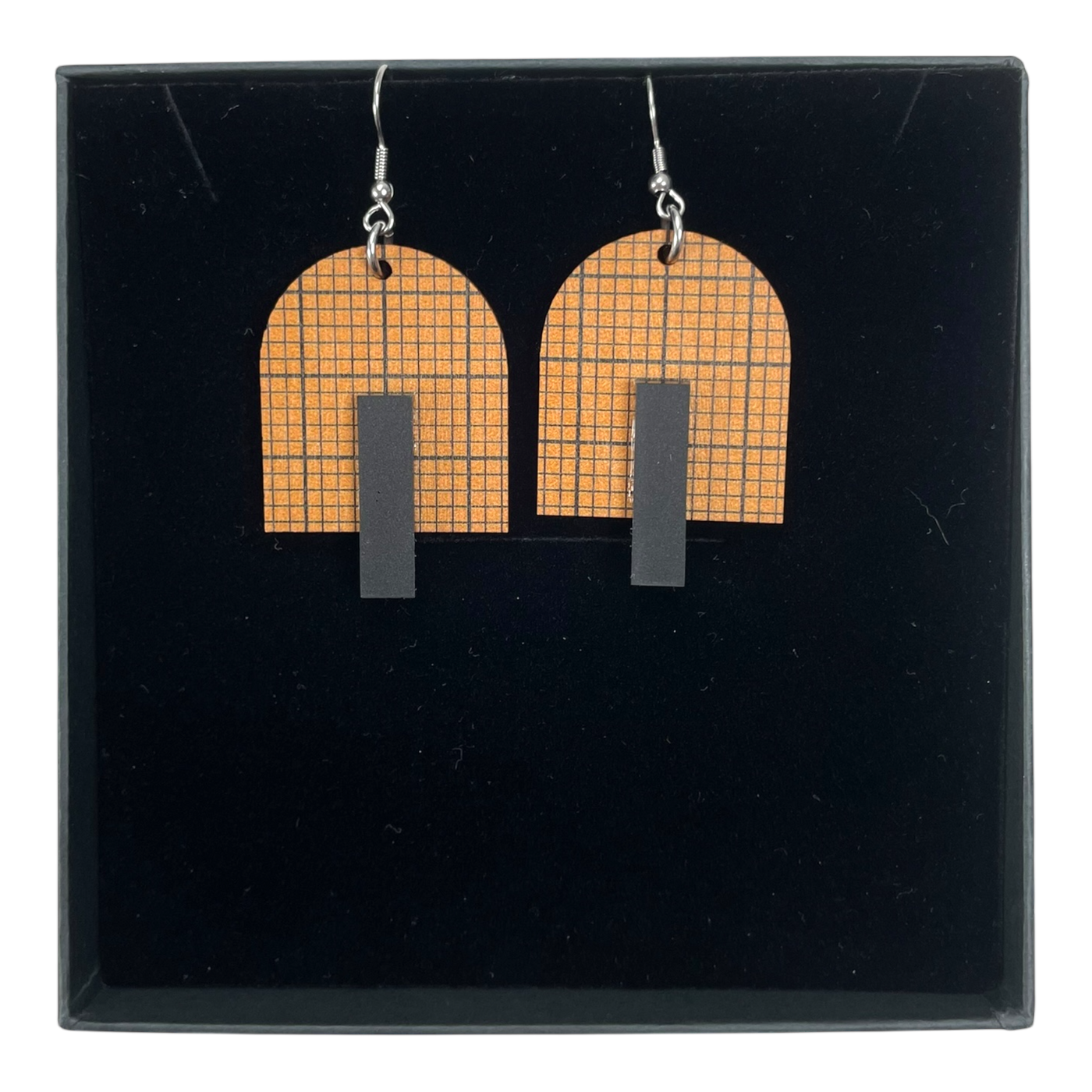Yo Zen earrings, wooden