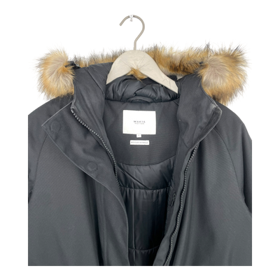 Makia winter parka jacket, black | woman S