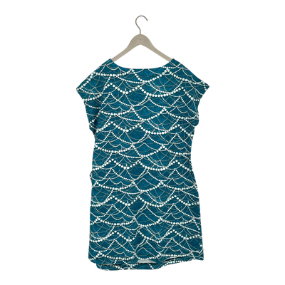 Ommellinen knot ss dress, roses | woman 3XL