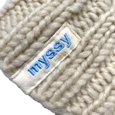 Myssyfarmi tube scarf, white | onesize