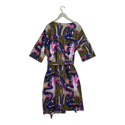 Aarre samara wrap dress, flowertile | woman XXL/3XL
