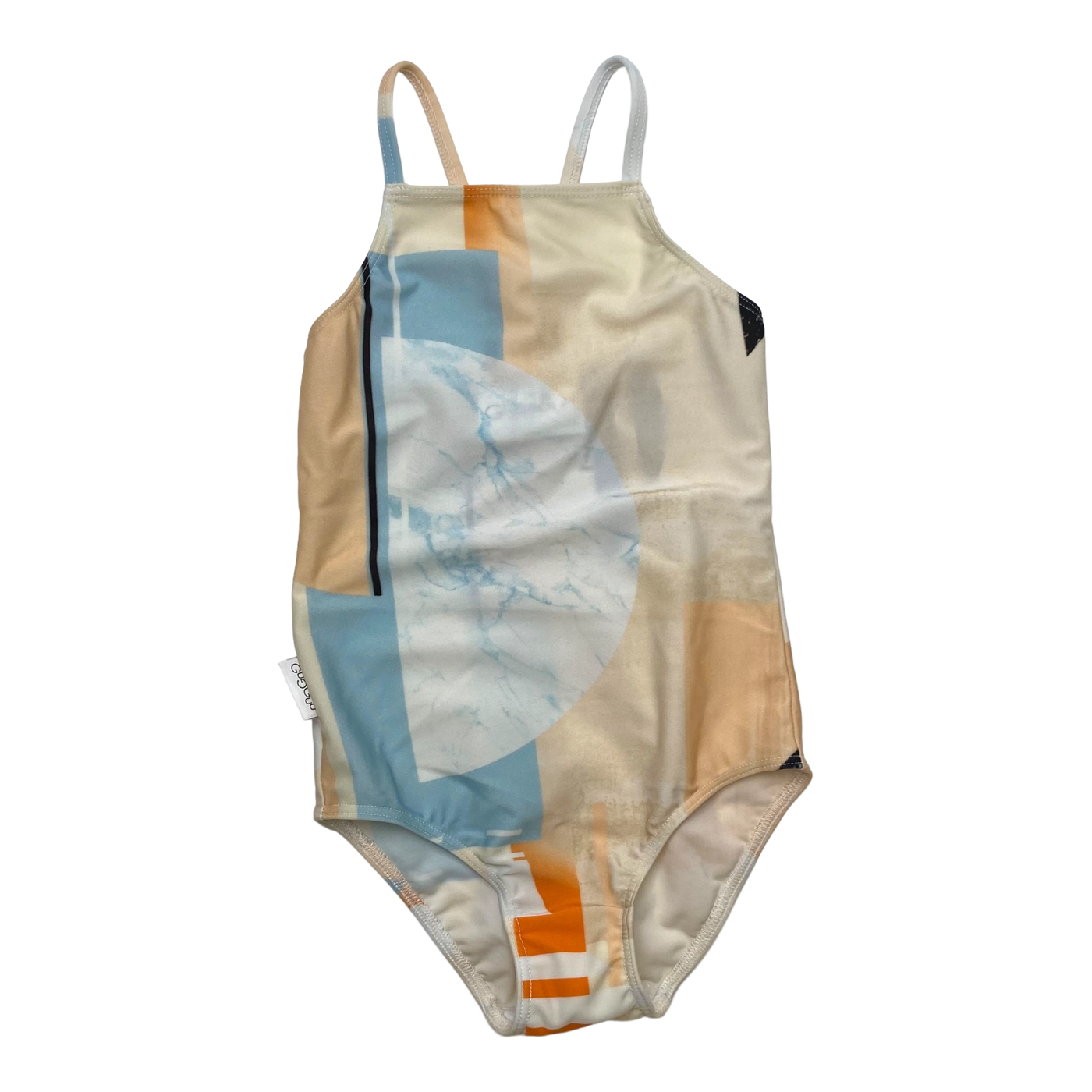 Gugguu swimsuit, baby blue/peach | 110cm