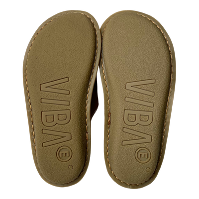 VIBAe Saint Tropez leather sandals, cognac brown | 39