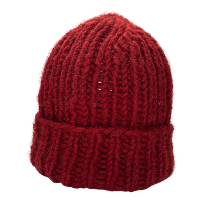 Myssyfarmi farmester beanie, red | onesize