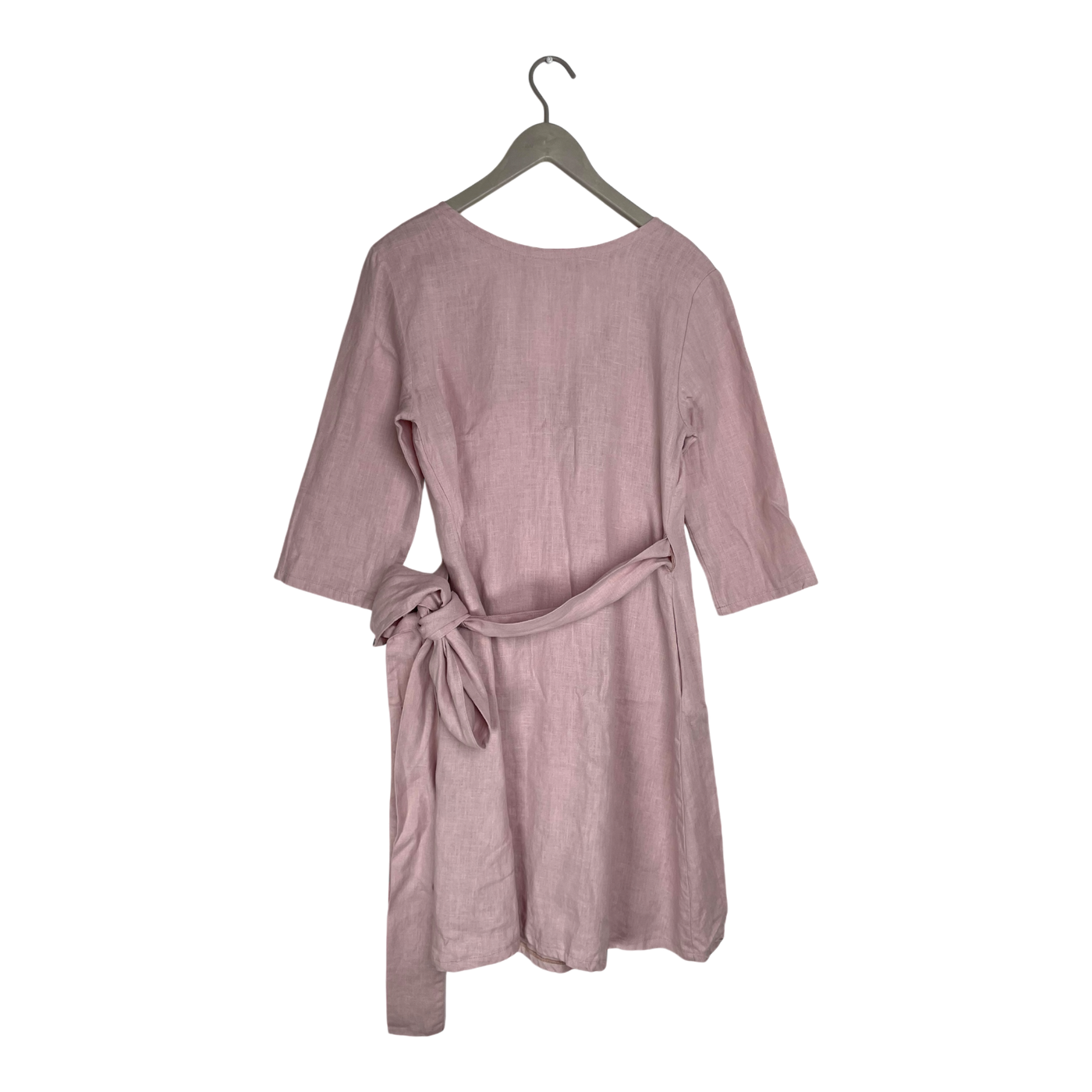 Nakoa linen wrap dress, rose | woman S