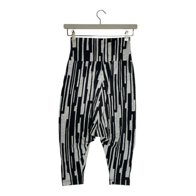 Ommellinen cropped harem pants, abstract stripes | woman XS