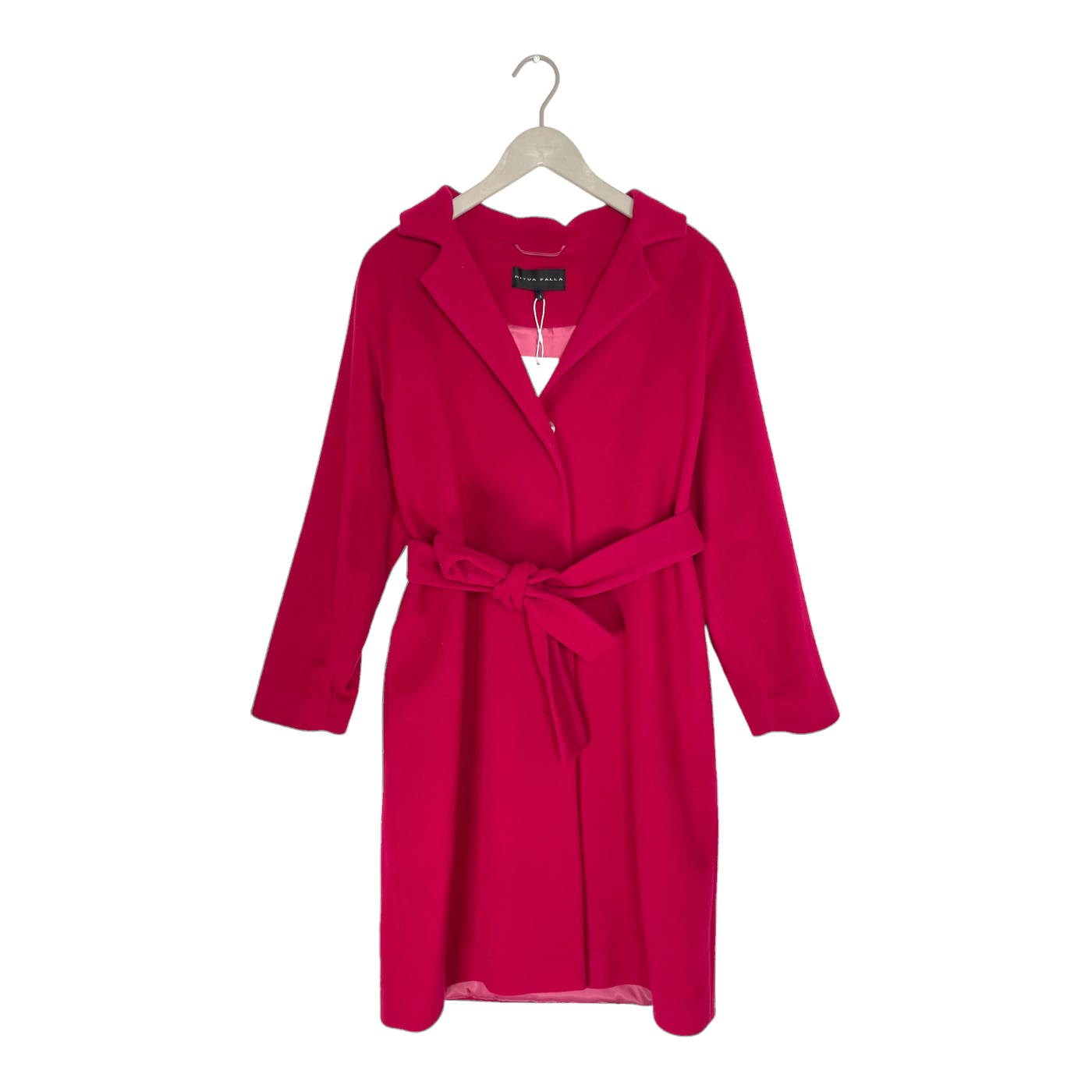 Falla valkama wool coat, dark fuchsia | woman S