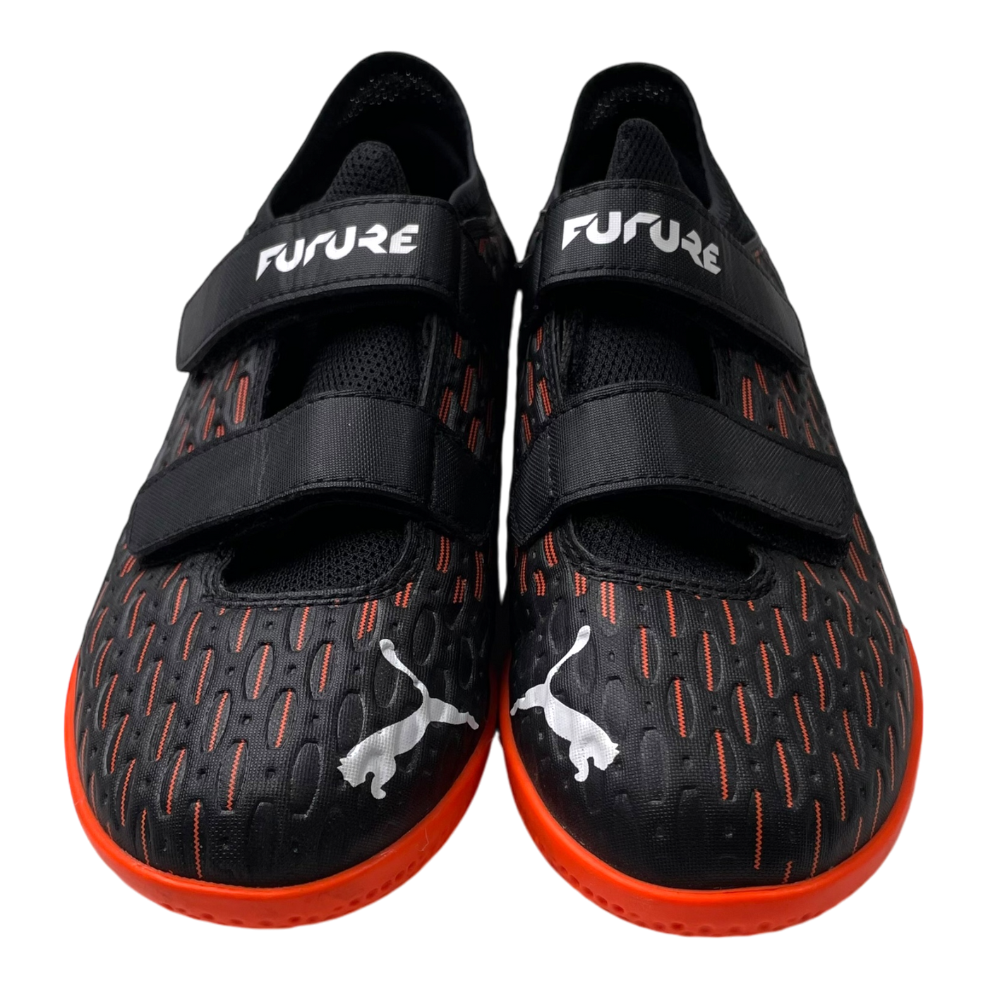 Puma Future kids sport shoe, black and orange | 37