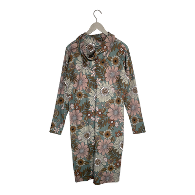 Ommellinen hoodie dress, flower | woman XL