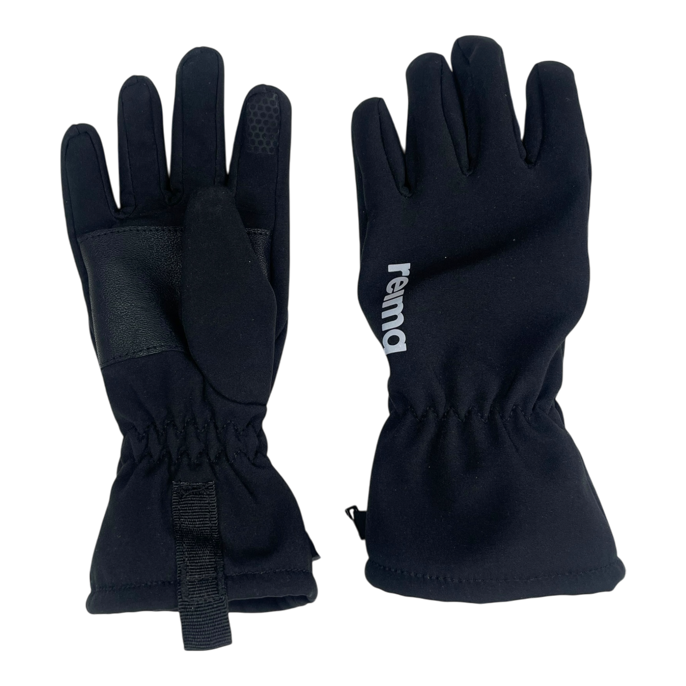 Reima tehden mid-season gloves, black | 4-6y